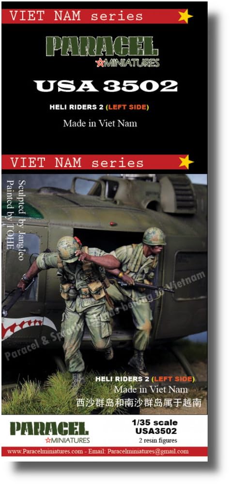Paracel Miniature Modern American Heliborne Troop Soldier 2 Left Door 2 Resin Kit USA3502 1/35
Paracel Miniature Modern American Heliborne Troop Soldier 2 Left Door 2 Resin Kit USA3502 1/35