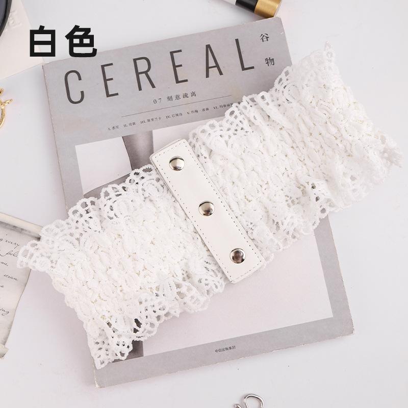 Кружево феи с юбкой Эластичный широкий пояс-кушак Женский простой декор талии Эластичный ремень Женские аксессуары
Кружево феи с юбкой Эластичный широкий пояс-кушак Женский простой декор талии Эластичный ремень Женские аксессуары