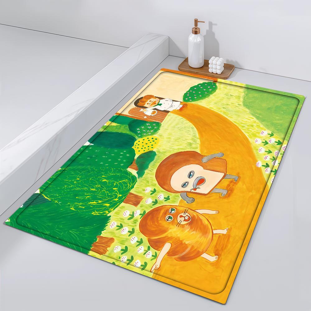 Door Mat B-Bread Bedside Entrance Bath Floor Decoration Corridor Door Mat Funny Carpet Living Cute Room Picture Balcony 40cm x 60cm
Door Mat B-Bread Bedside Entrance Bath Floor Decoration Corridor Door Mat Funny Carpet Living Cute Room Picture Balcony 40cm x 60cm