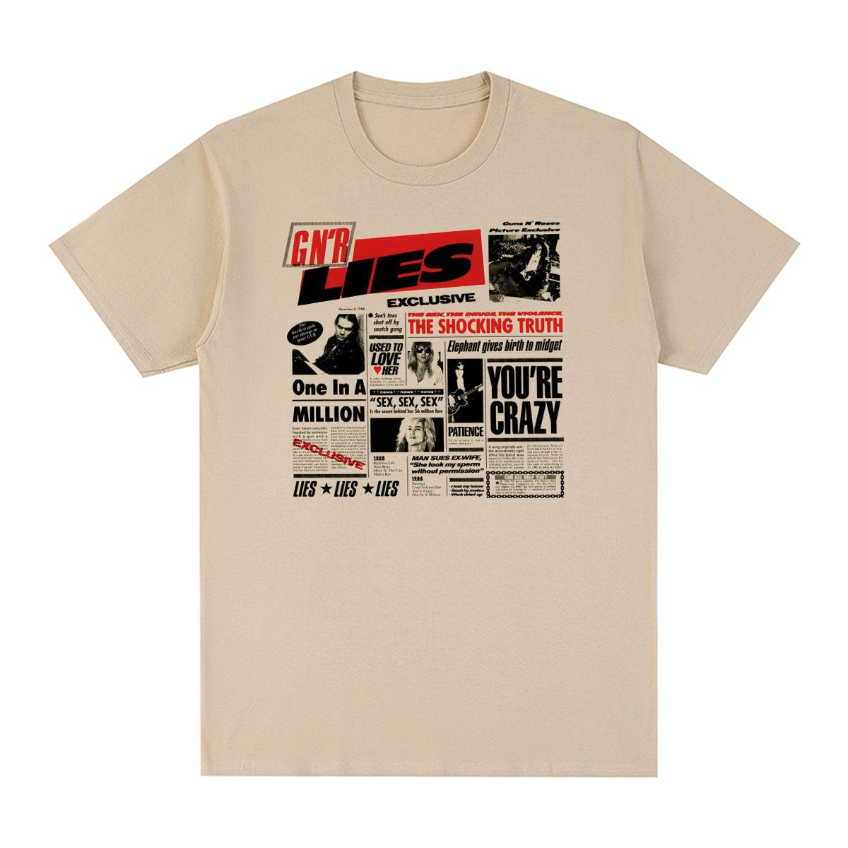 Guns N Rose Rock N Roll Vintage T-shirt Clothing Music Band Cotton Men T shirt New Tee Tshirt Womens Tops M
Guns N Rose Rock N Roll Vintage T-shirt Clothing Music Band Cotton Men T shirt New Tee Tshirt Womens Tops M