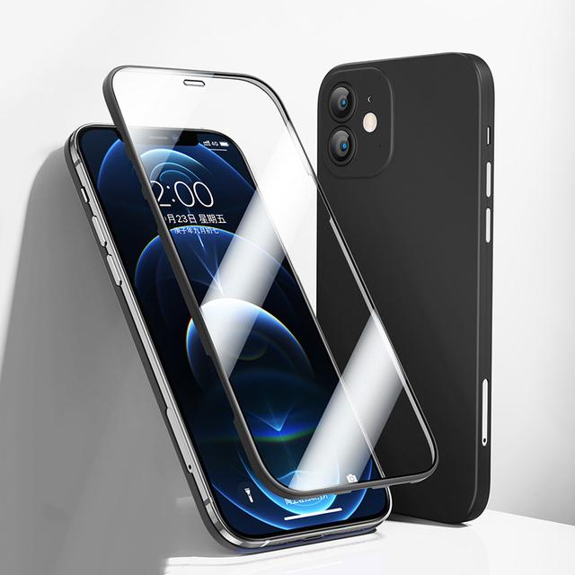 Ультратонкий чехол с полным покрытием на 360° для Iphone 12pro Max 13mini Conque, чехол для Iphone 11pro X Xr Xs Max 11 Pro, крышка из закаленного стекла for iPhone 12 Mini
Ультратонкий чехол с полным покрытием на 360° для Iphone 12pro Max 13mini Conque, чехол для Iphone 11pro X Xr Xs Max 11 Pro, крышка из закаленного стекла for iPhone 12 Mini
