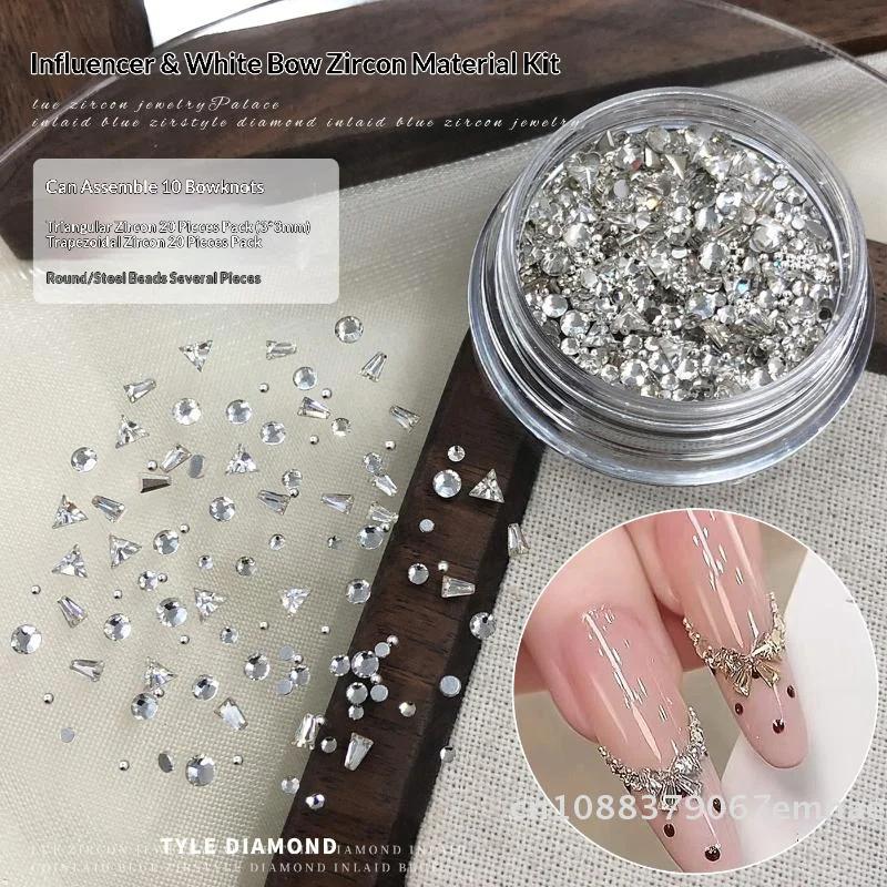 1 Box DIY Nail Art Rhinestones Zircon Sparkle Bowknot Decals Nail Charms Art Design Decoration for Spa Salon белый
1 Box DIY Nail Art Rhinestones Zircon Sparkle Bowknot Decals Nail Charms Art Design Decoration for Spa Salon белый