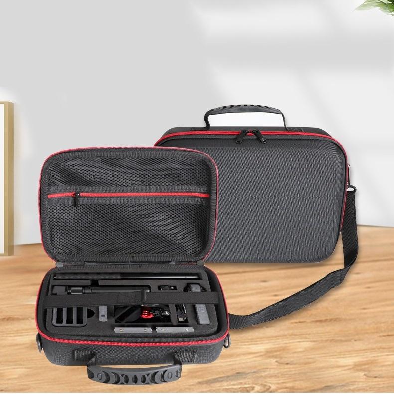 Anti-shock Compact Travel Bag with Shoulder Strap Handle and Pocket Protective Storage Nylon Case for Insta 360 X4 Accessories
Anti-shock Compact Travel Bag with Shoulder Strap Handle and Pocket Protective Storage Nylon Case for Insta 360 X4 Accessories