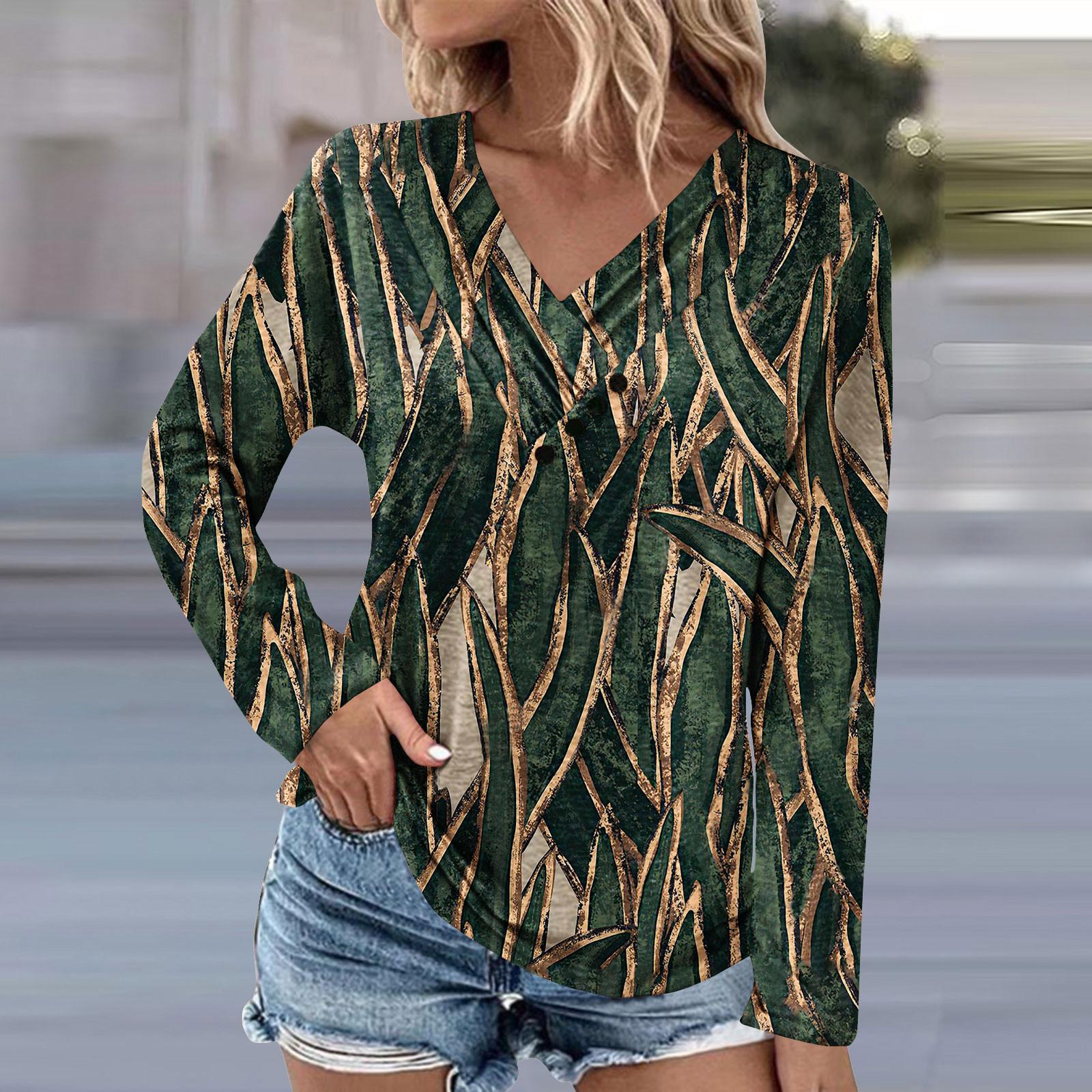 Женская туника с длинными рукавами, свободные топы, повседневные топы большого размера, плиссированная туника на пуговицах, повседневные осенние женские топы с цветочным принтом XXL
Женская туника с длинными рукавами, свободные топы, повседневные топы большого размера, плиссированная туника на пуговицах, повседневные осенние женские топы с цветочным принтом XXL