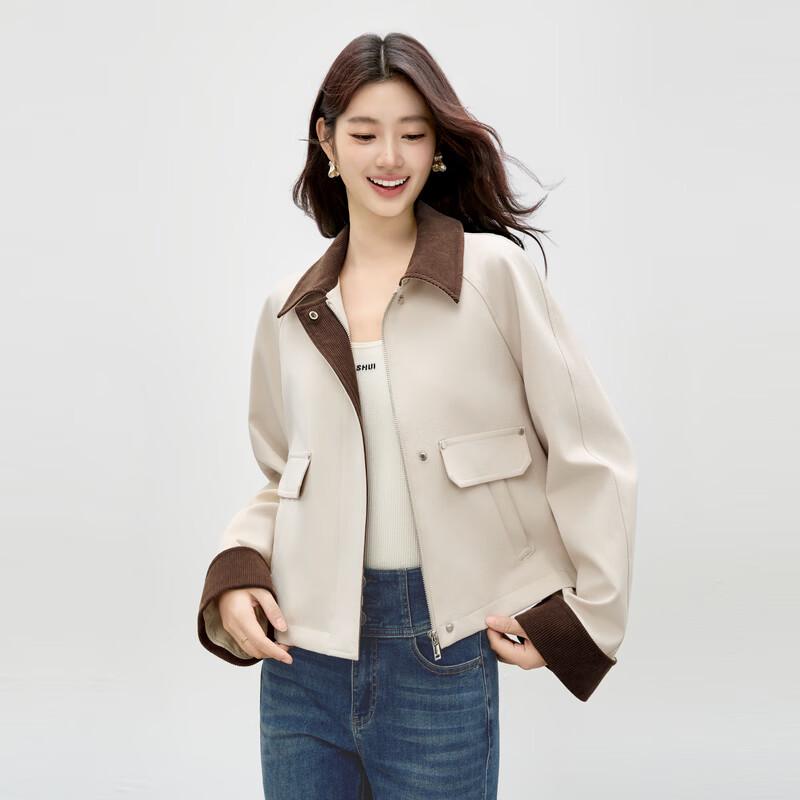 Stylish Contrast Color Twill Short Jacket L
Stylish Contrast Color Twill Short Jacket L