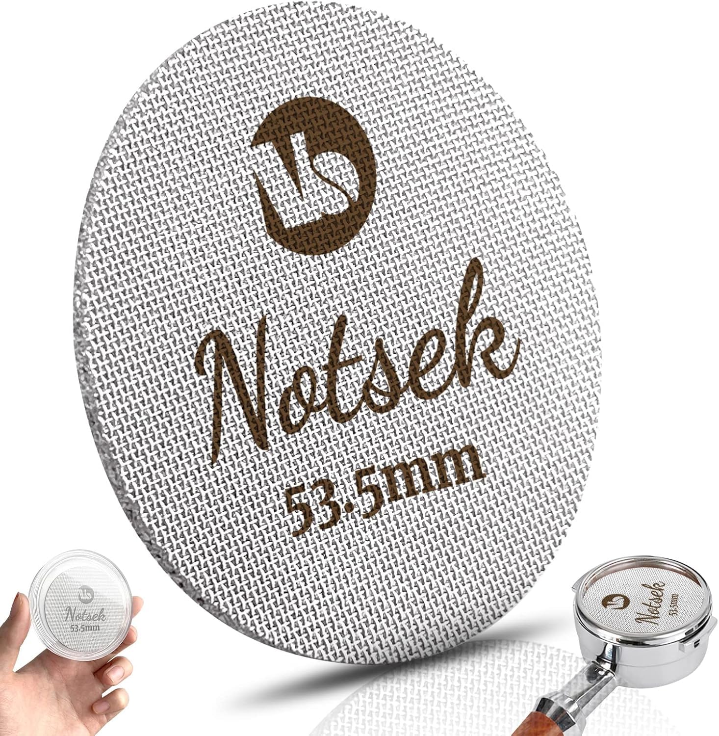 Omen Pack Screen Compatible with Breville Barista Express for 54mm Portafilter 316L Stainless Steel Thickness Mesh with Acrylic Storage Box Reusable
Omen Pack Screen Compatible with Breville Barista Express for 54mm Portafilter 316L Stainless Steel Thickness Mesh with Acrylic Storage Box Reusable