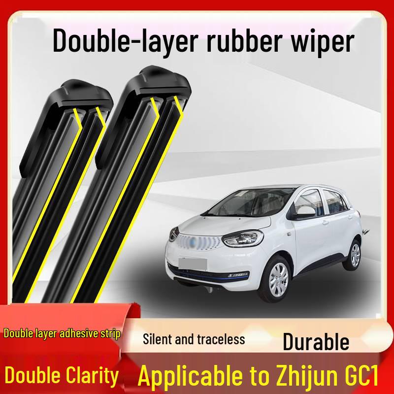 Бескаркасный бесшумный дворник Zhijun GC1 с двойной резиновой лентой Single Strip Specialized Front Wiper Set
Бескаркасный бесшумный дворник Zhijun GC1 с двойной резиновой лентой Single Strip Specialized Front Wiper Set
