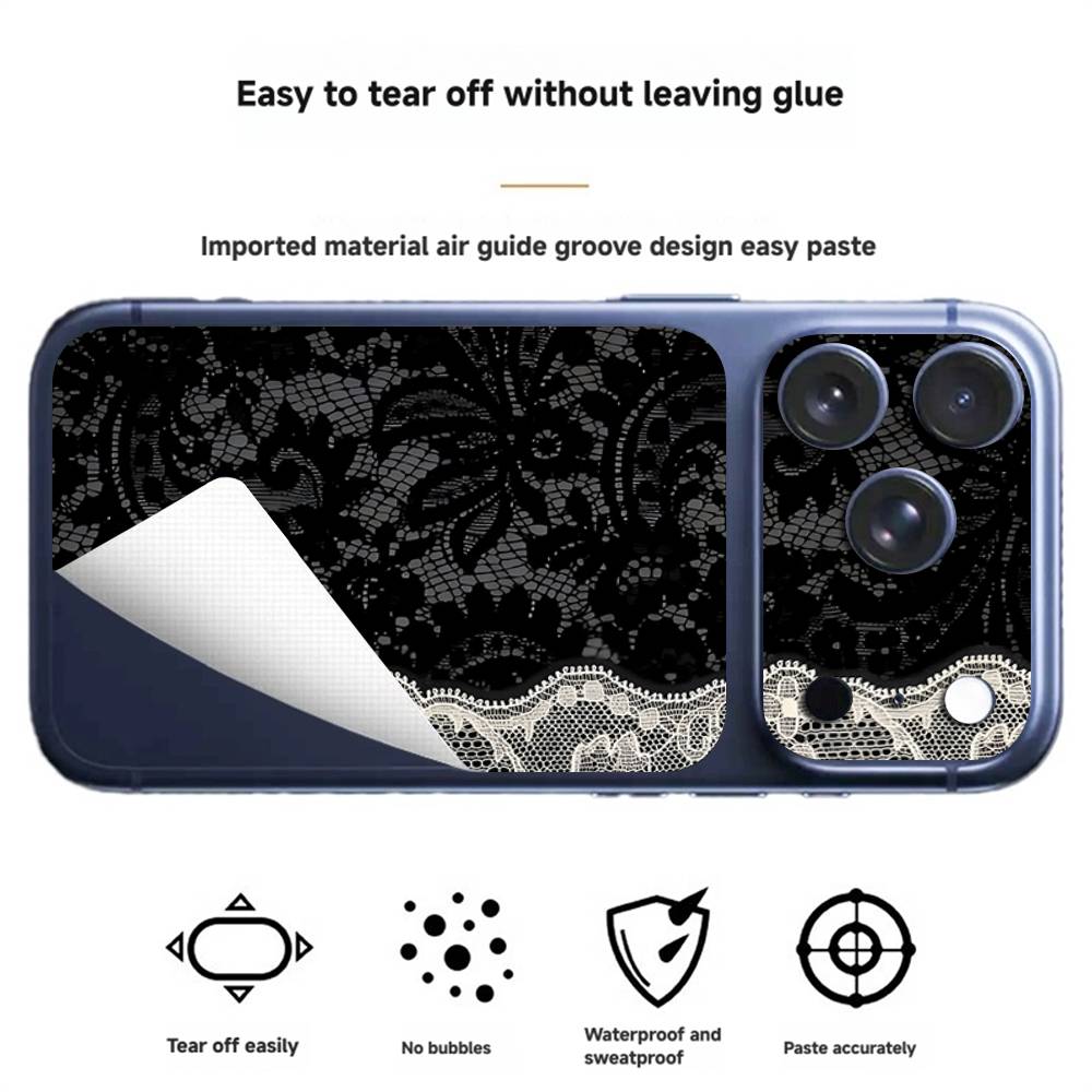 Black lace print For iPhone 17 Pro 17 Pro Max Rear Skin Wrap Decal Protective Sticker iPhone 17 Pro
Black lace print For iPhone 17 Pro 17 Pro Max Rear Skin Wrap Decal Protective Sticker iPhone 17 Pro