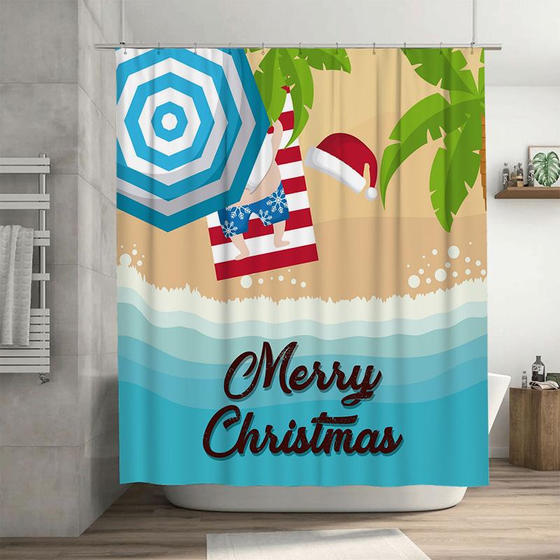 Tu Christmas Shower Curtain Festive Holiday Decor Waterproof Bathroom Set Modern Farmhouse Coastal Style Holiday Home Decor Gift W60H190(CM)-1 Pcs
Tu Christmas Shower Curtain Festive Holiday Decor Waterproof Bathroom Set Modern Farmhouse Coastal Style Holiday Home Decor Gift W60H190(CM)-1 Pcs