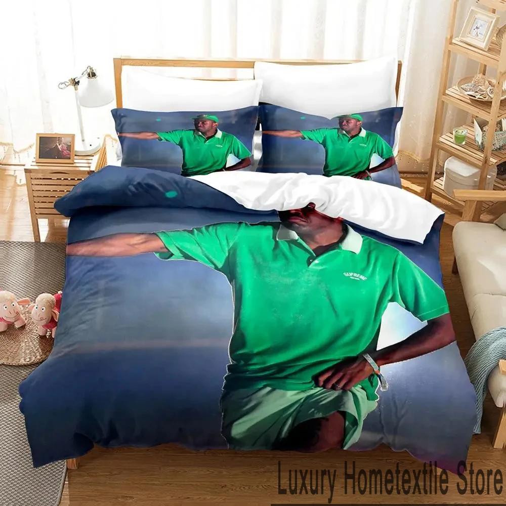 Comforter 3D Print Tyler The Creator Rapper Bedding Set Boys Girls Twin Queen King Size Bed Boys Adult Comforter (quilt)-EU Single(135*200cm)3pcs
Comforter 3D Print Tyler The Creator Rapper Bedding Set Boys Girls Twin Queen King Size Bed Boys Adult Comforter (quilt)-EU Single(135*200cm)3pcs
