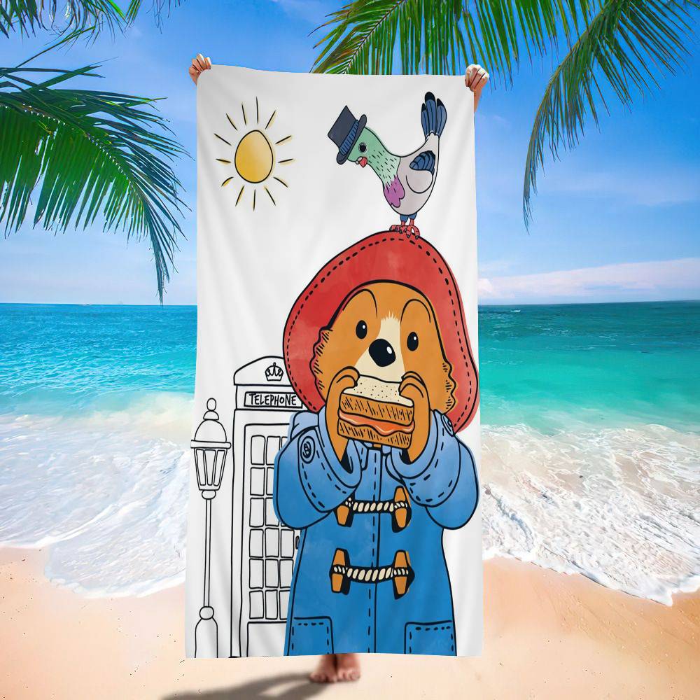 Cute P-Paddingtons Bear Microfiber Printed Beach Towel Mountain Climbing Yoga Beach Swimming Running Absorbent Soft Towel W30*H60(CM)
Cute P-Paddingtons Bear Microfiber Printed Beach Towel Mountain Climbing Yoga Beach Swimming Running Absorbent Soft Towel W30*H60(CM)
