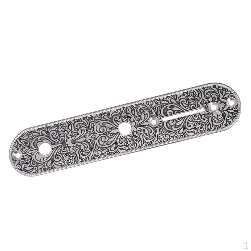 Guitar Control Plate Component for Electric Guitars срібний
Guitar Control Plate Component for Electric Guitars срібний