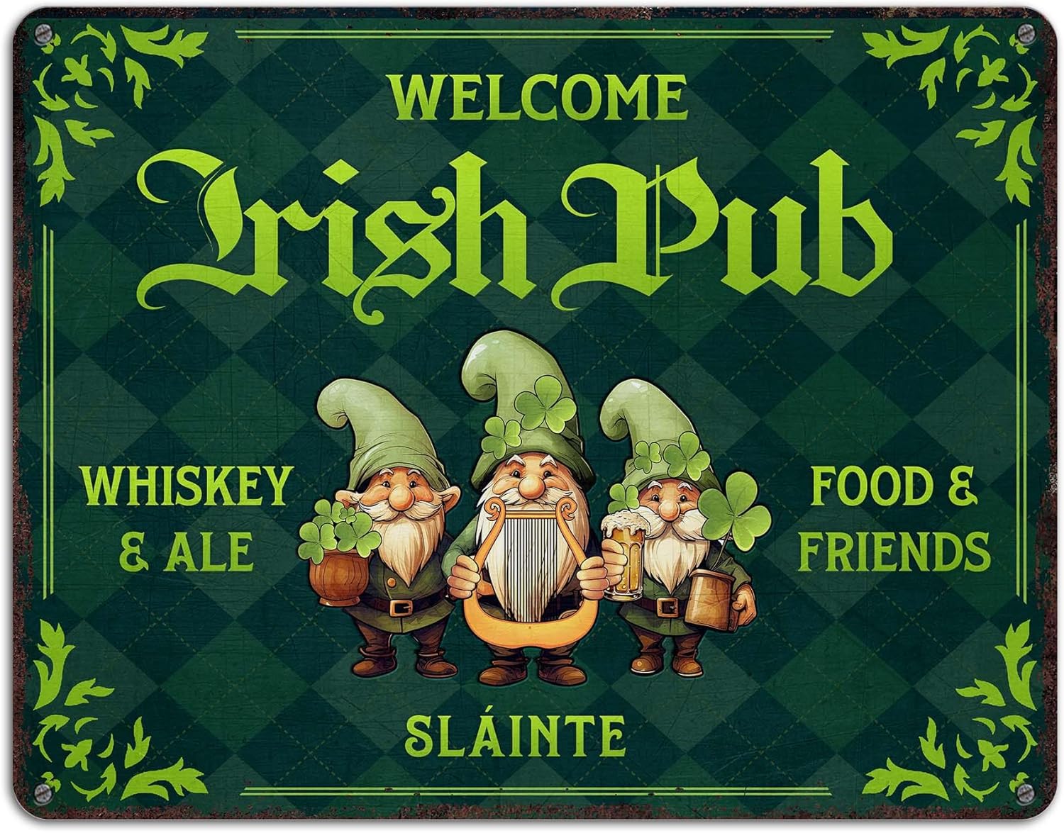 1dArtsy Woodsy St Patricks Day Decor Irish Pub Tin Metal Sign 12x16 inches Kitchen Coffee Bar Decorations Céad Míle Fáilte L 20x30cm(7.8x11.8inch)
1dArtsy Woodsy St Patricks Day Decor Irish Pub Tin Metal Sign 12x16 inches Kitchen Coffee Bar Decorations Céad Míle Fáilte L 20x30cm(7.8x11.8inch)