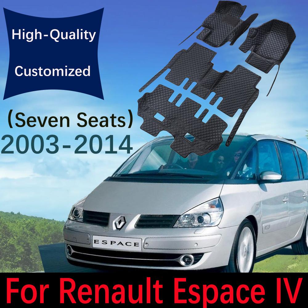 Кожаные автомобильные коврики на заказ для Renault Espace IV 2003 ~ 2014, 7 мест, автомобильные ковры, автомобильные подушечки для ног
Кожаные автомобильные коврики на заказ для Renault Espace IV 2003 ~ 2014, 7 мест, автомобильные ковры, автомобильные подушечки для ног