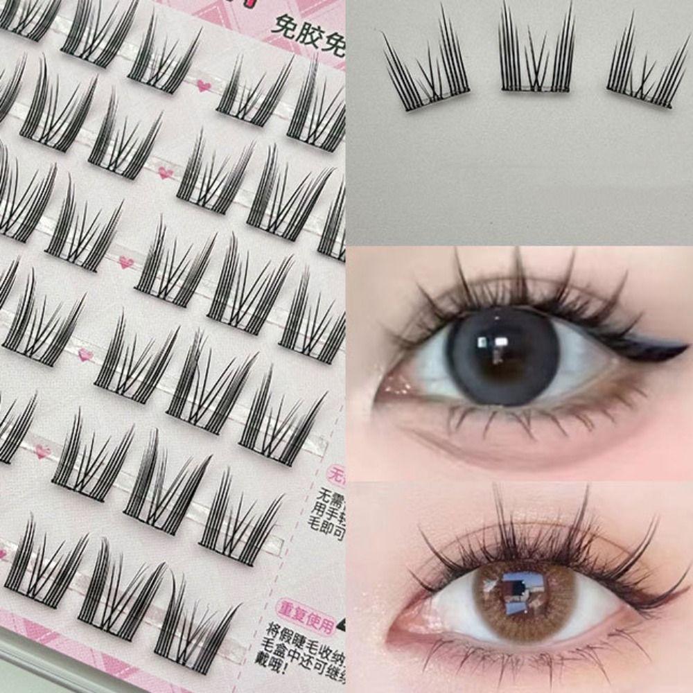 Makeup Adhesive False Eyelashes Sweet False Eyelash Clusters Glue Free Fake Lashes Grafting Lashes Style 3 
Makeup Adhesive False Eyelashes Sweet False Eyelash Clusters Glue Free Fake Lashes Grafting Lashes Style 3