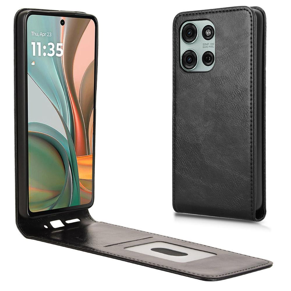 Чехол для Motorola Moto G75 5G с отделением для карт, магнитный вертикальный откидной кожаный чехол для телефона Black
Чехол для Motorola Moto G75 5G с отделением для карт, магнитный вертикальный откидной кожаный чехол для телефона Black