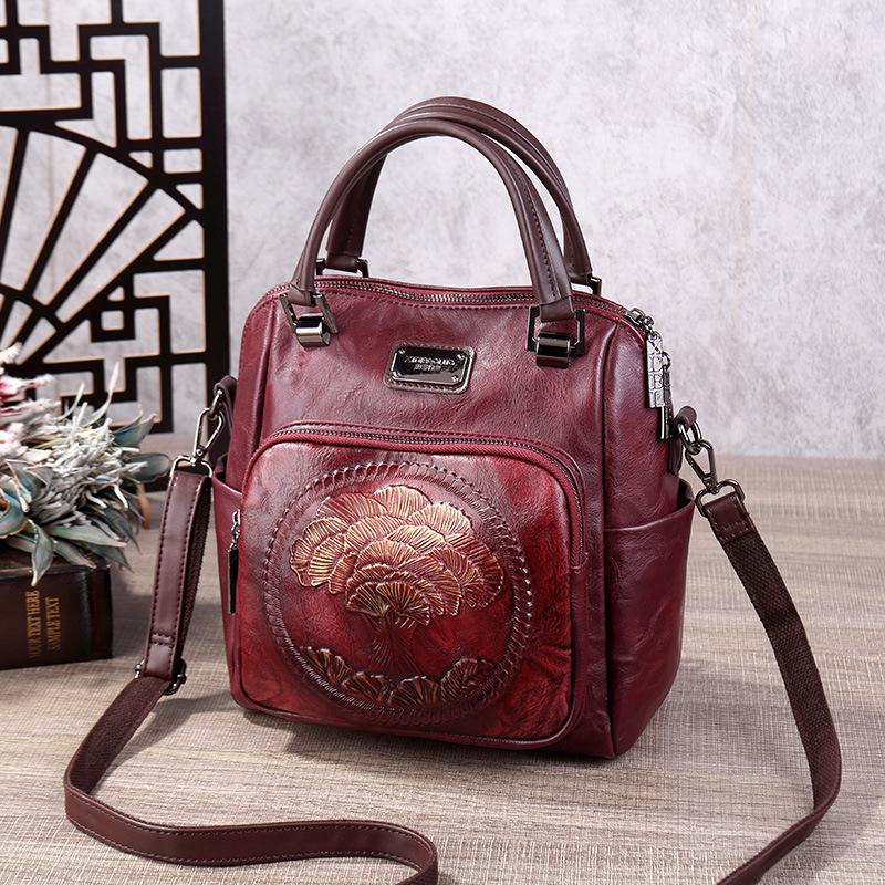 Fashion Bag, European and American Retro Style, Handmade Embossed and Polished Single/double Crossbody, Three Purpose Hinged Women s Bag бордовий
Fashion Bag, European and American Retro Style, Handmade Embossed and Polished Single/double Crossbody, Three Purpose Hinged Women s Bag бордовий