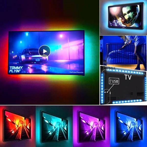 Светодиодная лампа 5 В с подсветкой телевизора USB 2835 SMD HD TV 1 м, 2 м, 3 м, 5 м, 10 м, лента, диодная лампа, гибкий настольный экран
Светодиодная лампа 5 В с подсветкой телевизора USB 2835 SMD HD TV 1 м, 2 м, 3 м, 5 м, 10 м, лента, диодная лампа, гибкий настольный экран