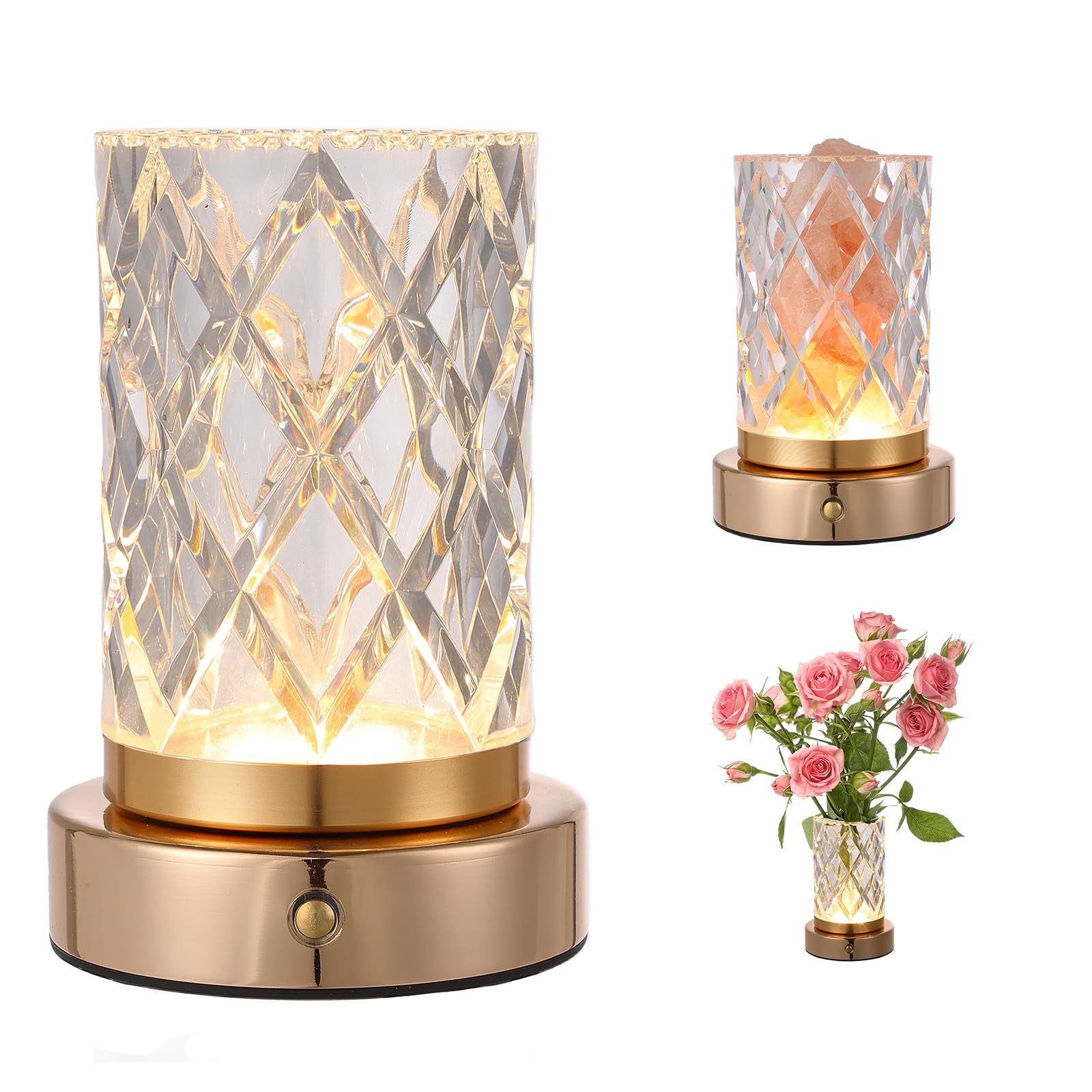 Unbreakable Flower Base Lamp Night Lamp 3 Colors Adjustable Stepless Dimming Christmas Home USB Rechargeable Cordless Rock Salt Not Included Vase,
Unbreakable Flower Base Lamp Night Lamp 3 Colors Adjustable Stepless Dimming Christmas Home USB Rechargeable Cordless Rock Salt Not Included Vase,