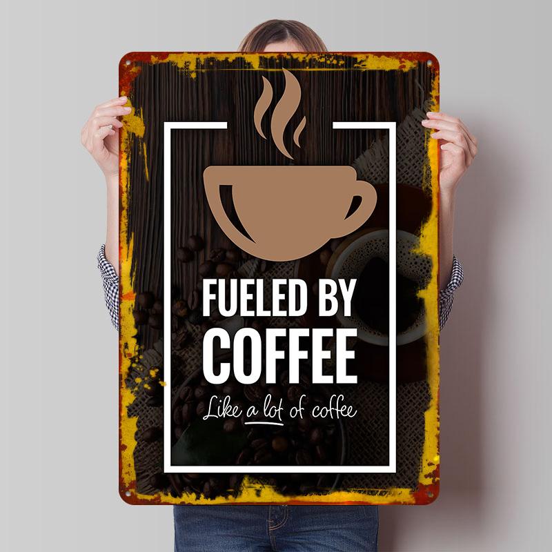 Fueled By Coffee Tin Plaque Poster Customized Wall Art Retro Vintage Metal Signs for Man Cave Living Room Decorations Home Decor 20x30cm(7.8x11.8inch)
Fueled By Coffee Tin Plaque Poster Customized Wall Art Retro Vintage Metal Signs for Man Cave Living Room Decorations Home Decor 20x30cm(7.8x11.8inch)