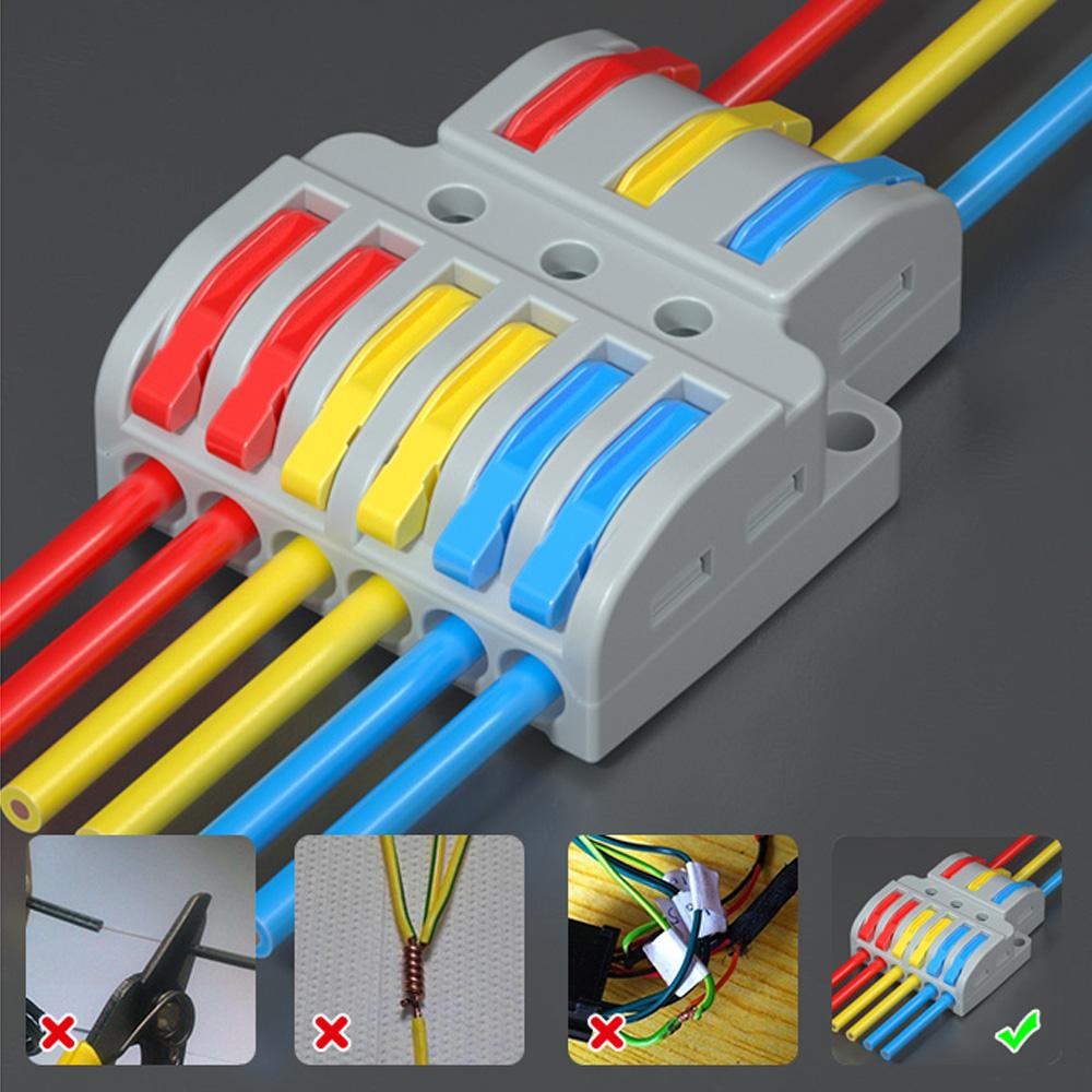 Led Light Universal Wiring Quick Wire Connector Push-in Conductor Cable Connectors Terminal Block LT-933
Led Light Universal Wiring Quick Wire Connector Push-in Conductor Cable Connectors Terminal Block LT-933