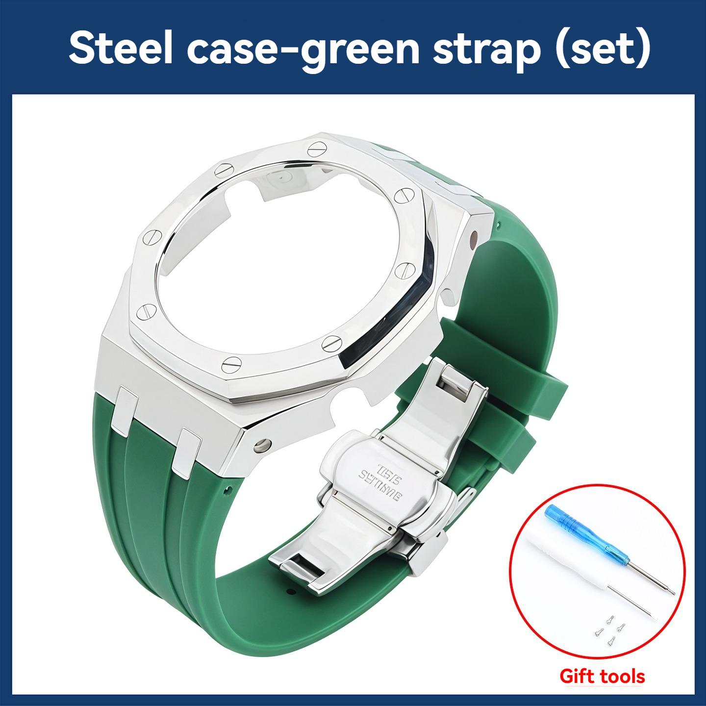 GA2100 Upgrade Stainless Steel Case set For Casio G-shock GA2110 GA-2100 GA-B2100 B2100 Rubber Strap Silicone Wristband Mod Kit For GA-B2100
GA2100 Upgrade Stainless Steel Case set For Casio G-shock GA2110 GA-2100 GA-B2100 B2100 Rubber Strap Silicone Wristband Mod Kit For GA-B2100