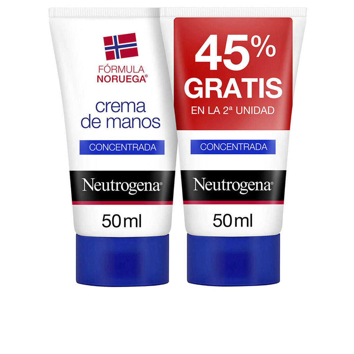 Neutrogena Concentrated Hand Lotion (2 x 50 ml)
Neutrogena Concentrated Hand Lotion (2 x 50 ml)