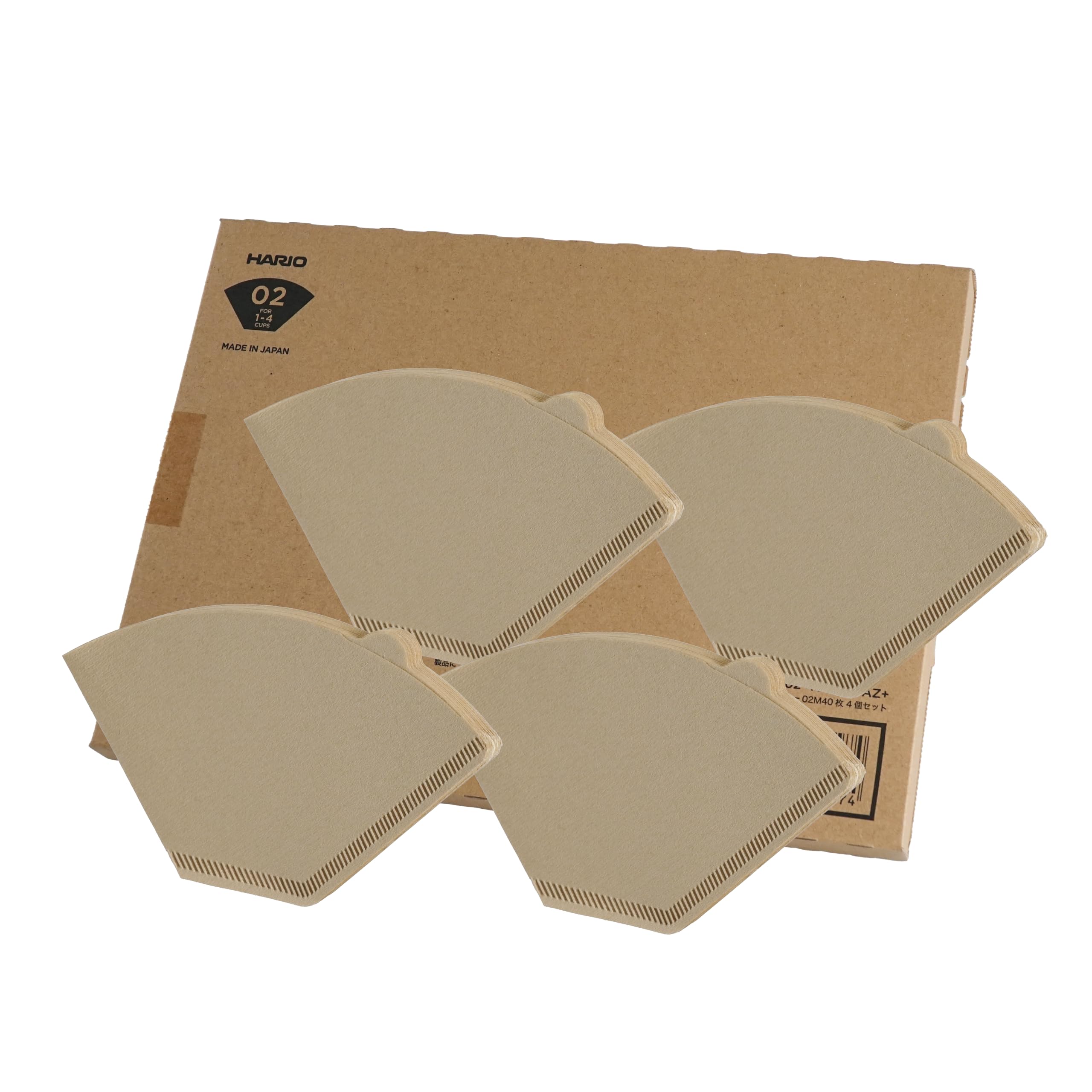 HARIO Trapezoidal Coffee 160 filters filters x 4 Made in FSC 02 Filters, 1-4 cups, (40 sets), Japan, certified, Paper, M, Unbleached, коричневий
HARIO Trapezoidal Coffee 160 filters filters x 4 Made in FSC 02 Filters, 1-4 cups, (40 sets), Japan, certified, Paper, M, Unbleached, коричневий