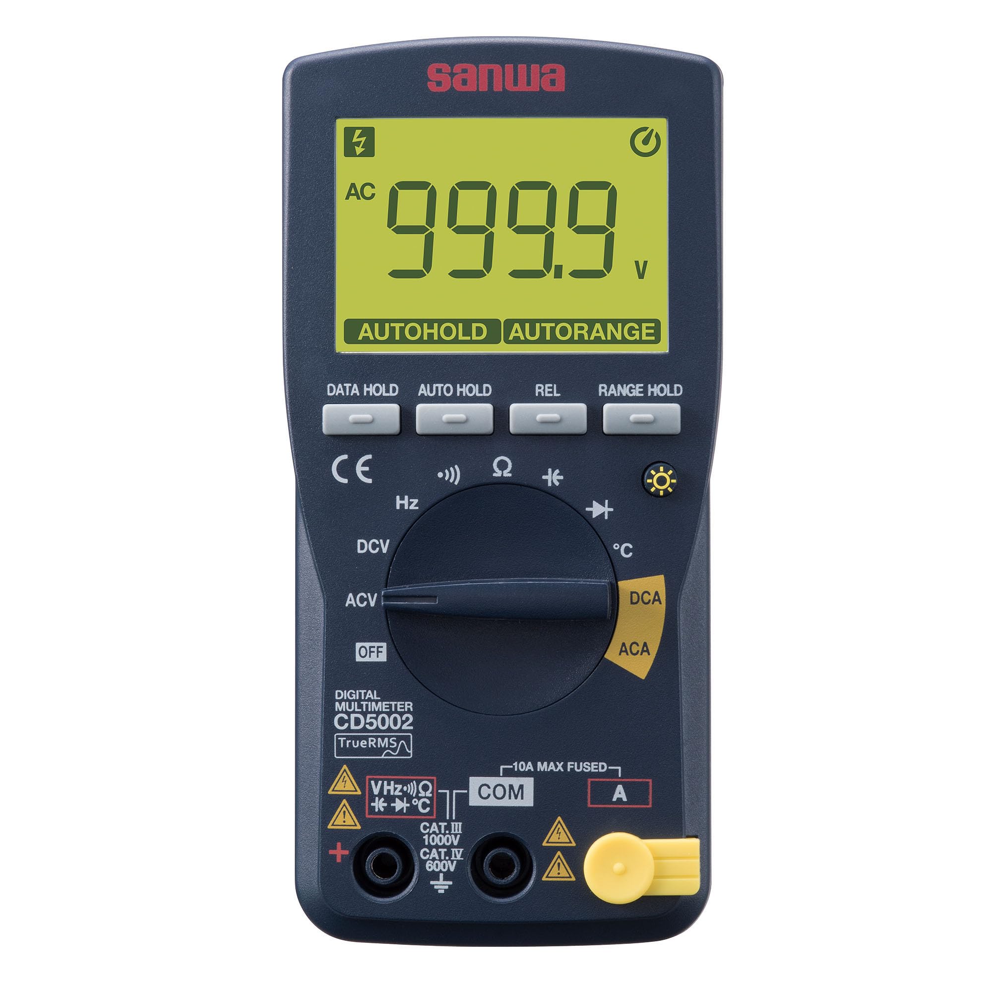 Sanwa Electric Instrument Digital Multimeter CD5002 General-Purpose Standard Model
Sanwa Electric Instrument Digital Multimeter CD5002 General-Purpose Standard Model