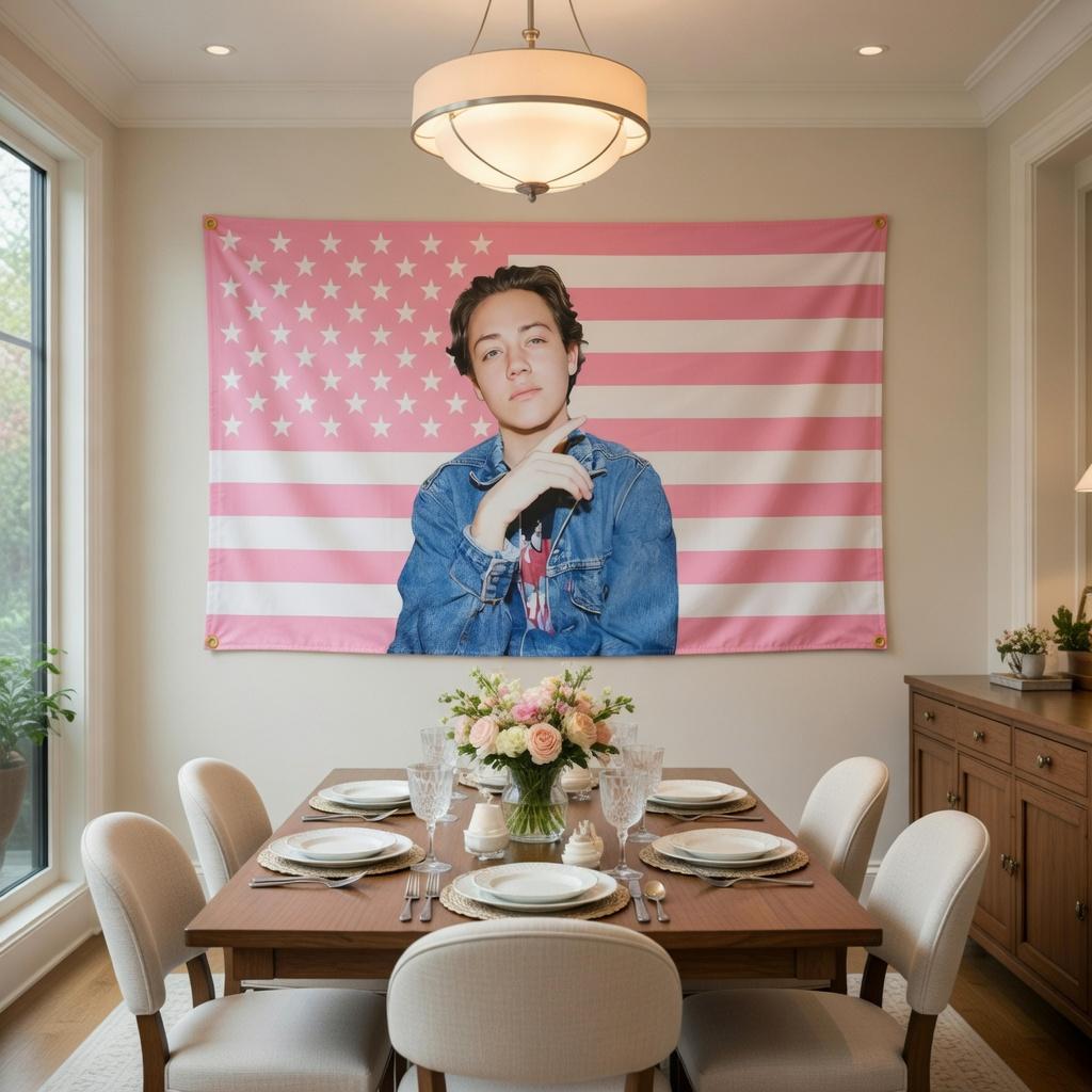 Carl Gallagher Pink Flag Tapestry Ethan Cutkosky Inspired Wall Art Trendy Dorm Decor Funny Indoor OutdoorWall Hangingfor Fans 74x94cm(29x37in)
Carl Gallagher Pink Flag Tapestry Ethan Cutkosky Inspired Wall Art Trendy Dorm Decor Funny Indoor OutdoorWall Hangingfor Fans 74x94cm(29x37in)