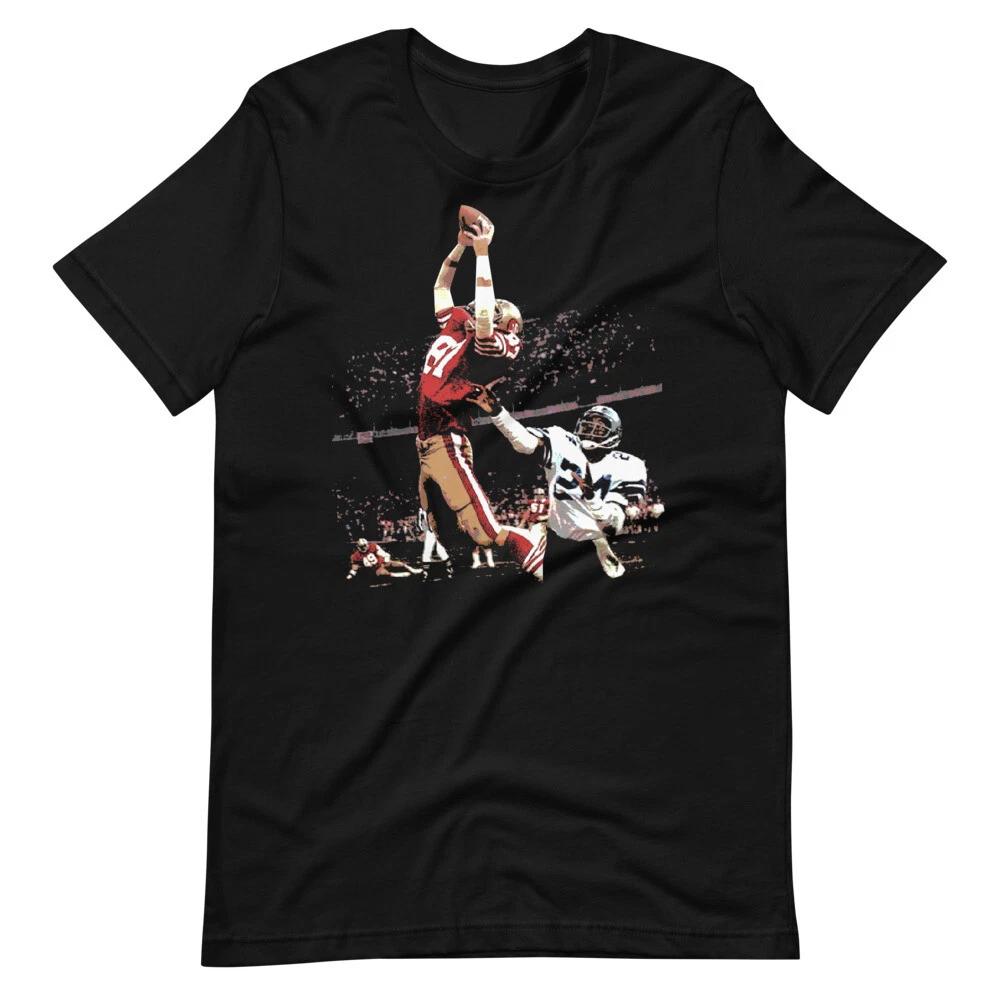 DWIGHT CLARK THE CATCH Football 80s Black Shirt Short-Sleeve Unisex T-Shirt L
DWIGHT CLARK THE CATCH Football 80s Black Shirt Short-Sleeve Unisex T-Shirt L