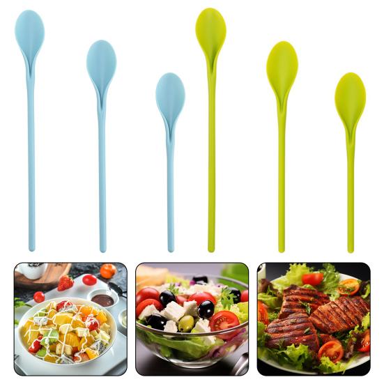 3 шт./компл. ложка для салата, пищевая длинная ручка, разные размеры, без запаха, термостойкая ложка для смешивания, ложка для приготовления приправ, столовая одежда небесно-голубой 
3 шт./компл. ложка для салата, пищевая длинная ручка, разные размеры, без запаха, термостойкая ложка для смешивания, ложка для приготовления приправ, столовая одежда небесно-голубой