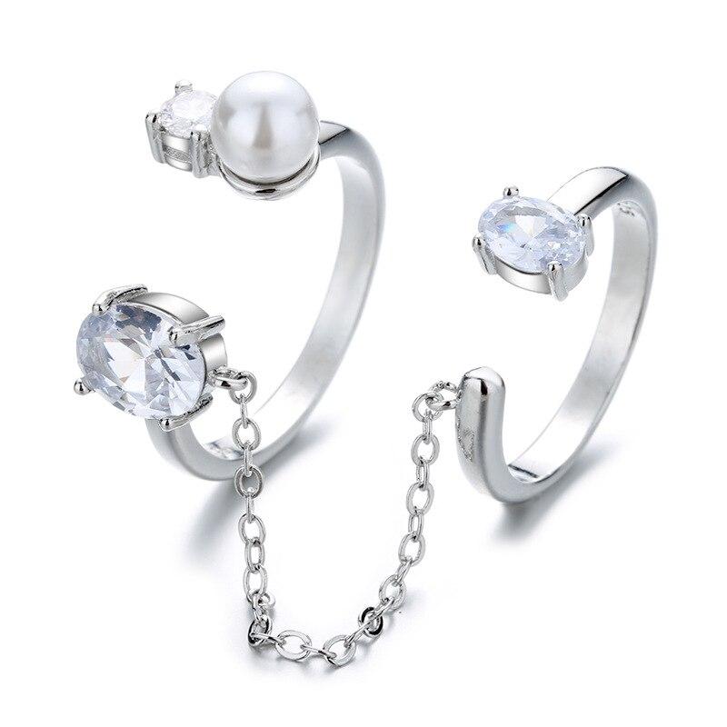 Комбинированные открытые кольца из стерлингового серебра 925 пробы с жемчугом и цирконием, длинное кольцо-кисточка для женщин, лучшие украшения для вечеринок, подарки S-R907 Resizable
Комбинированные открытые кольца из стерлингового серебра 925 пробы с жемчугом и цирконием, длинное кольцо-кисточка для женщин, лучшие украшения для вечеринок, подарки S-R907 Resizable