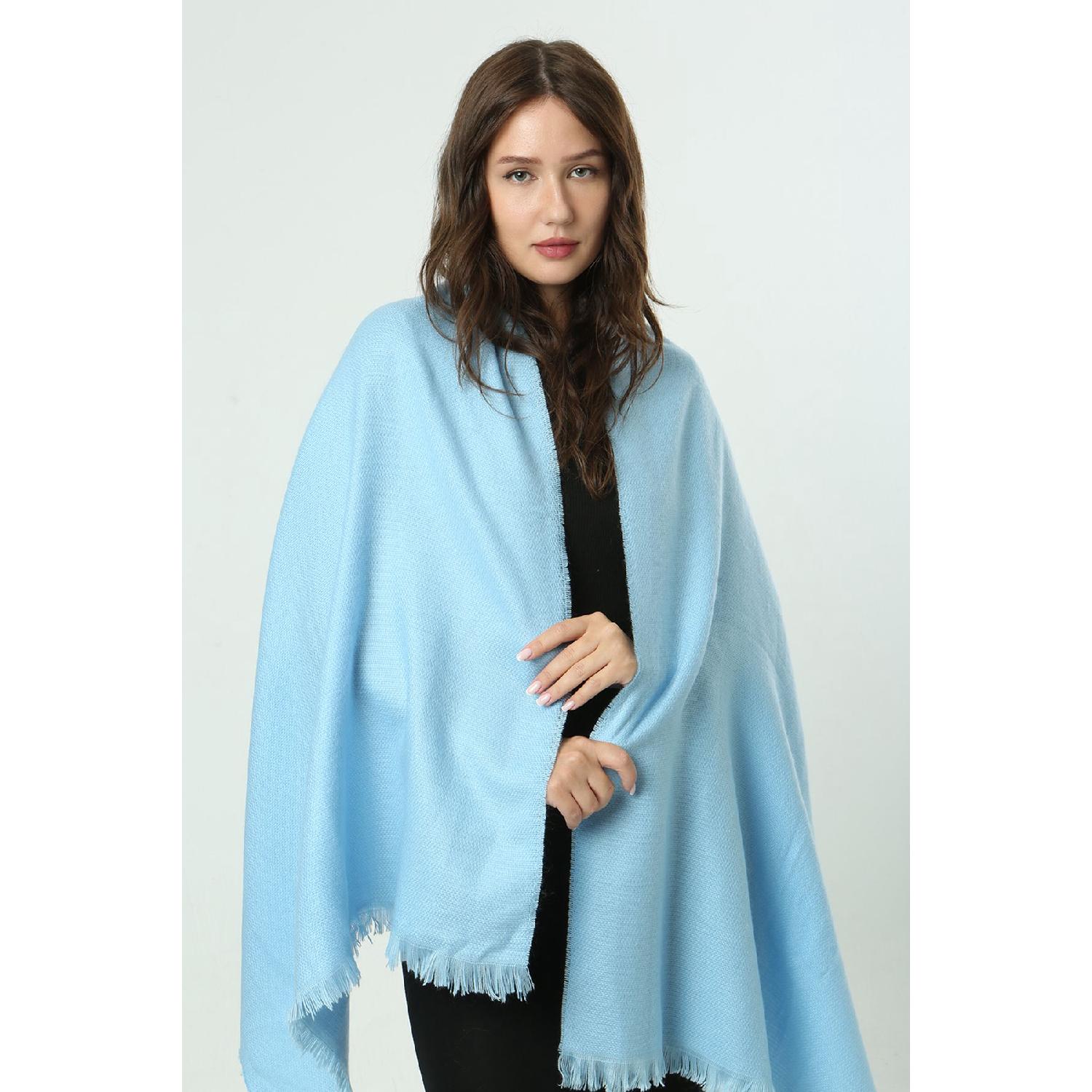 Soft Textured Thick Plain Scarf Shoulder Shawl 70x180 Cm 1206 Baby Blue 70 x 180 синій
Soft Textured Thick Plain Scarf Shoulder Shawl 70x180 Cm 1206 Baby Blue 70 x 180 синій