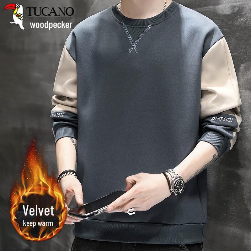 TUCANO Men s Fleece-Lined Round Neck Sweatshirt 2XL
TUCANO Men s Fleece-Lined Round Neck Sweatshirt 2XL