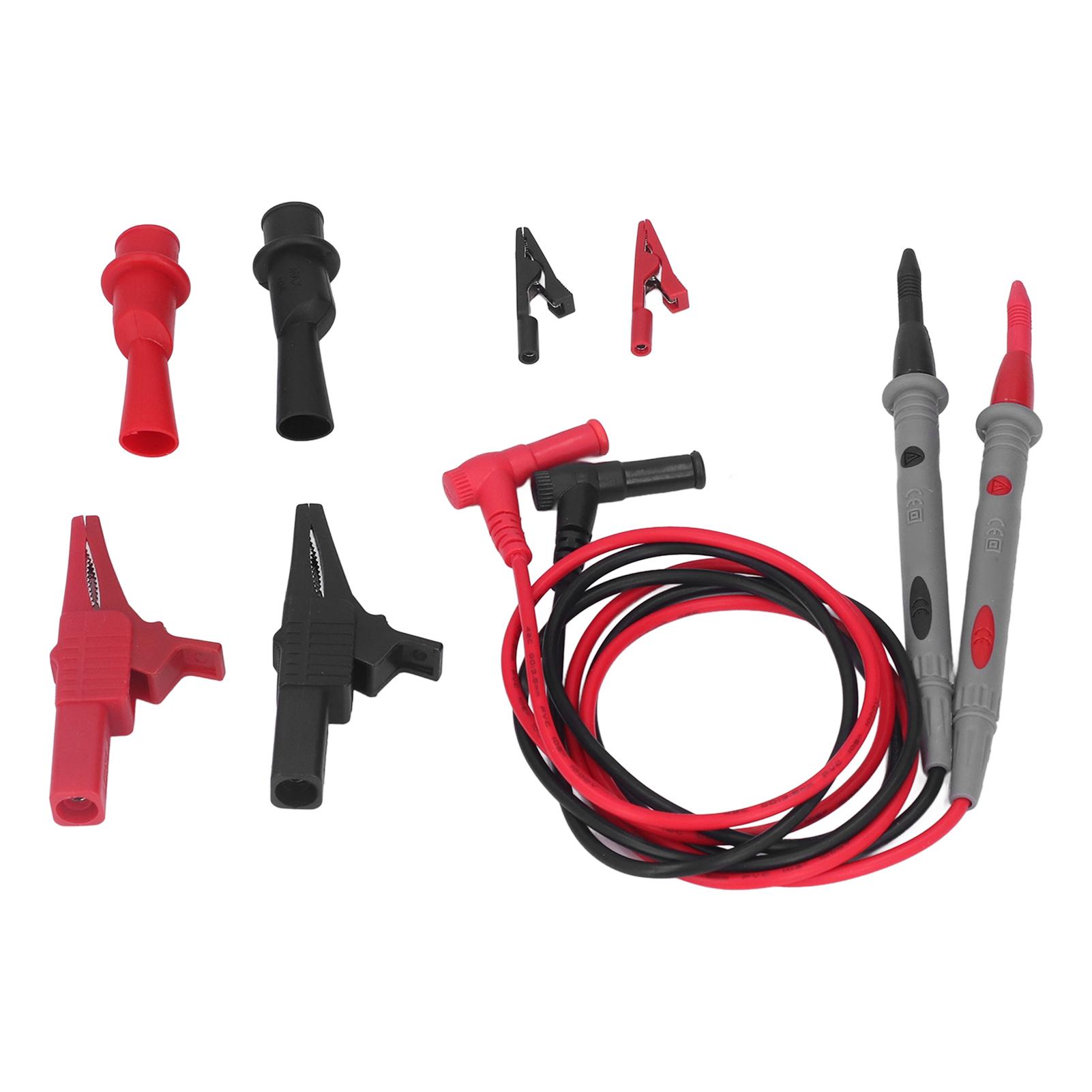 Test Clip Set Automotive Crocodile Clips Repairing Diagnostic Multimeter Probe Kit JT8013
Test Clip Set Automotive Crocodile Clips Repairing Diagnostic Multimeter Probe Kit JT8013