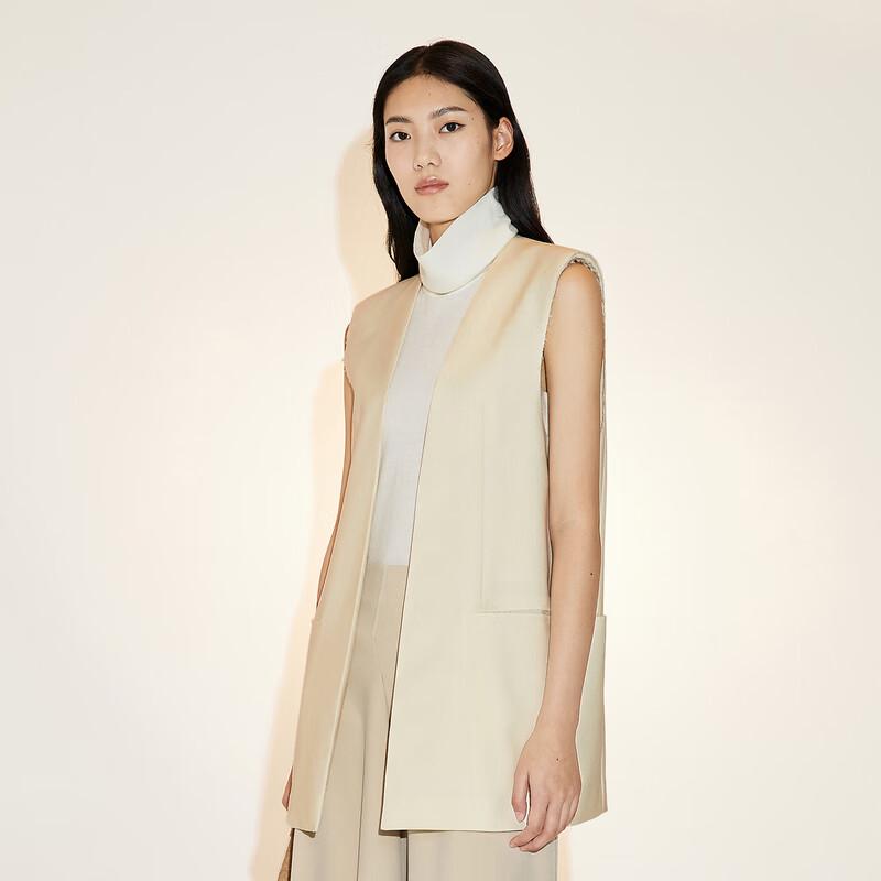 Элегантный женский жилет без рукавов с V-образным вырезом, средней длины XS
Элегантный женский жилет без рукавов с V-образным вырезом, средней длины XS