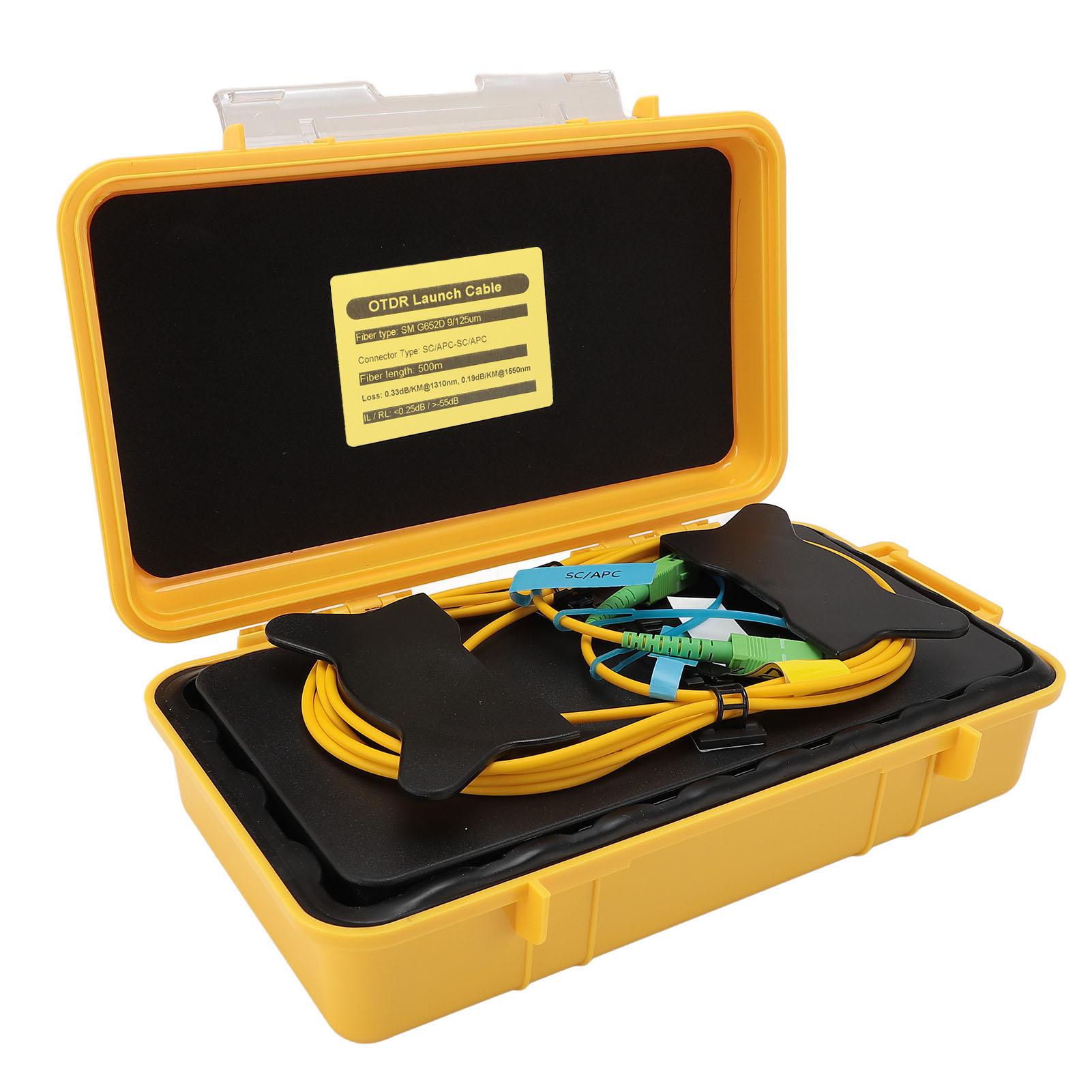 OTDR Launch Cable 500m SM G652D 9125um Fiber OTDR Testing Extension Cord Box for LAN WAN MAN
OTDR Launch Cable 500m SM G652D 9125um Fiber OTDR Testing Extension Cord Box for LAN WAN MAN