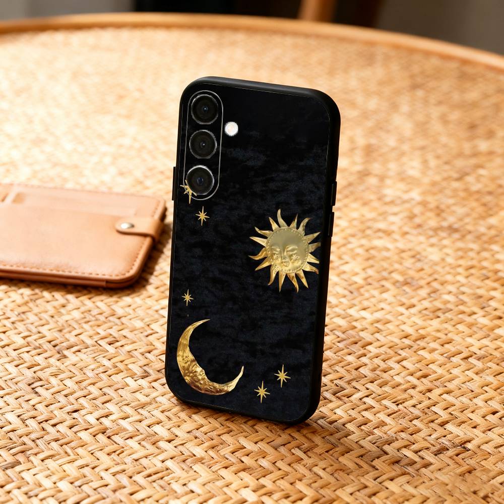 Gilded Sun and Moon Phone Case For Samsung A73,72,71,A52,51,40,41,A22,A32,31,A13, Soft Black Shell Samsung a32 5g
Gilded Sun and Moon Phone Case For Samsung A73,72,71,A52,51,40,41,A22,A32,31,A13, Soft Black Shell Samsung a32 5g