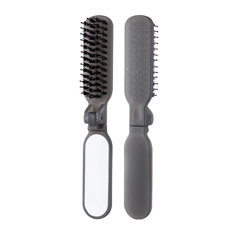 BEPAN Mane Bristle Hair Brush Combs with Mirror Portable Pocket Collapsible Travel Massage Comb Hair Styling Tool Salon Makeup Combs серый
BEPAN Mane Bristle Hair Brush Combs with Mirror Portable Pocket Collapsible Travel Massage Comb Hair Styling Tool Salon Makeup Combs серый