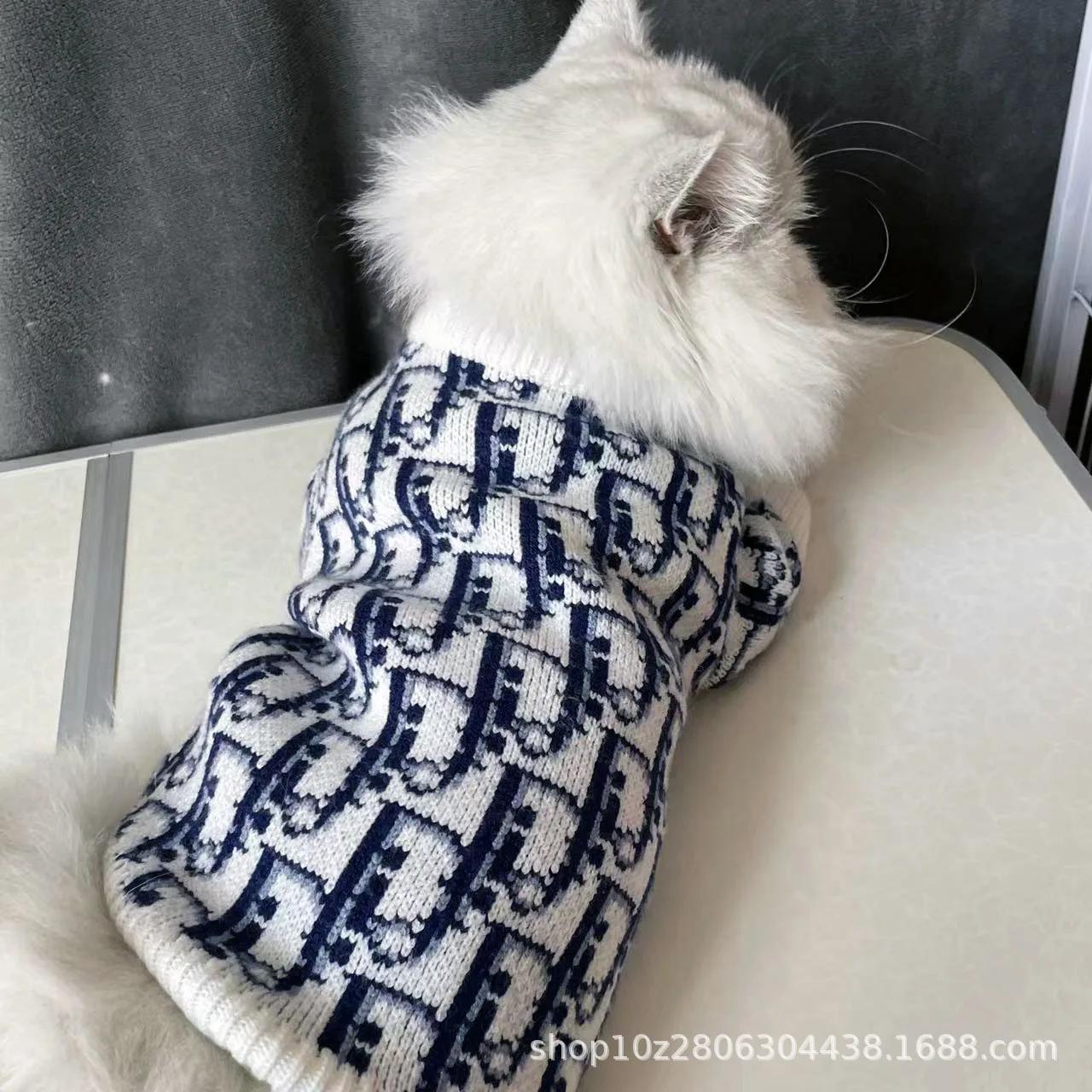 New Pet Sweater Knitted Autumn and Winter Warm Dog Cat Teddy Clothing Sweater Dogs Clothes Pet Costume S
New Pet Sweater Knitted Autumn and Winter Warm Dog Cat Teddy Clothing Sweater Dogs Clothes Pet Costume S