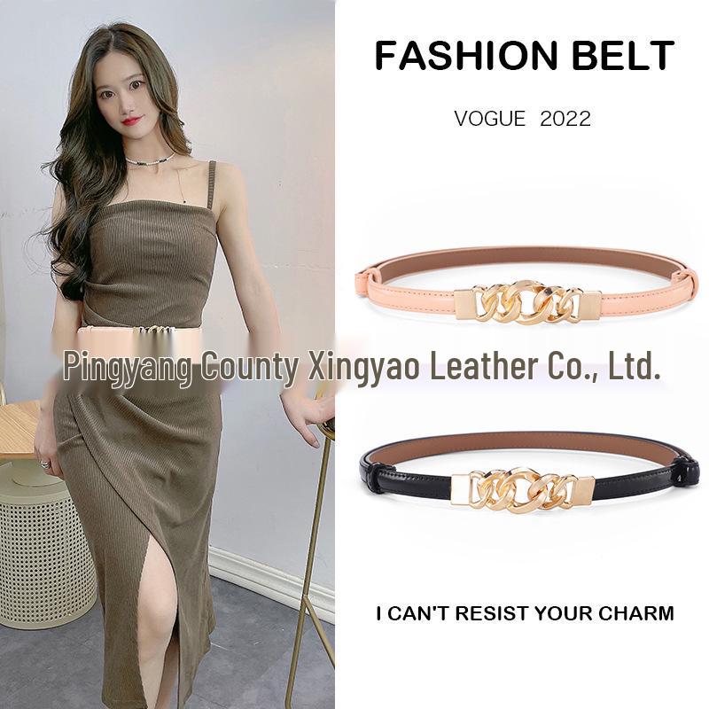 Women s Thin Genuine Leather Decorative Belt - Summer Fashion Waist-Cinching Accessory for Dresses and Skirts жовтий
Women s Thin Genuine Leather Decorative Belt - Summer Fashion Waist-Cinching Accessory for Dresses and Skirts жовтий