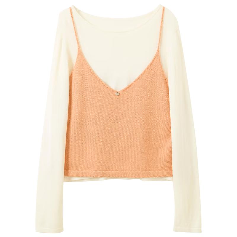 Sancai 2026 Spring Lyocell Knit Sweater & Camisole Two-Piece Set M
Sancai 2026 Spring Lyocell Knit Sweater & Camisole Two-Piece Set M