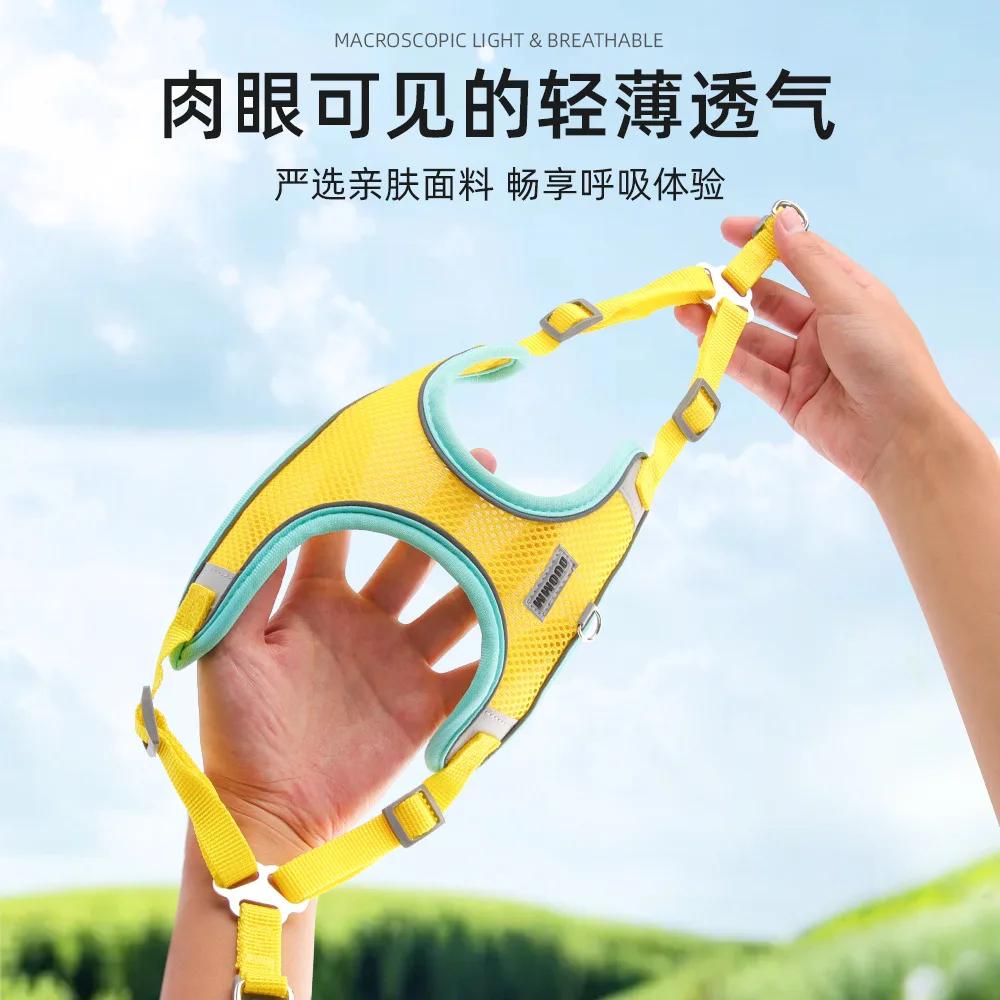 Pet Products Vest Type Breathable Pet Chest Strap High Reflective Contrast Color Small Dog Dog Traction Rope S
Pet Products Vest Type Breathable Pet Chest Strap High Reflective Contrast Color Small Dog Dog Traction Rope S
