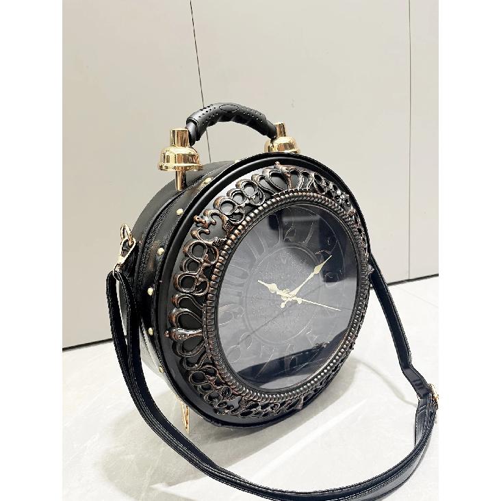 Роскошные дизайнерские кошельки и сумки Сумки через плечо забавная сумка в форме часов забавная круглая женская сумка из искусственной кожи Женская сумка чёрный
Роскошные дизайнерские кошельки и сумки Сумки через плечо забавная сумка в форме часов забавная круглая женская сумка из искусственной кожи Женская сумка чёрный