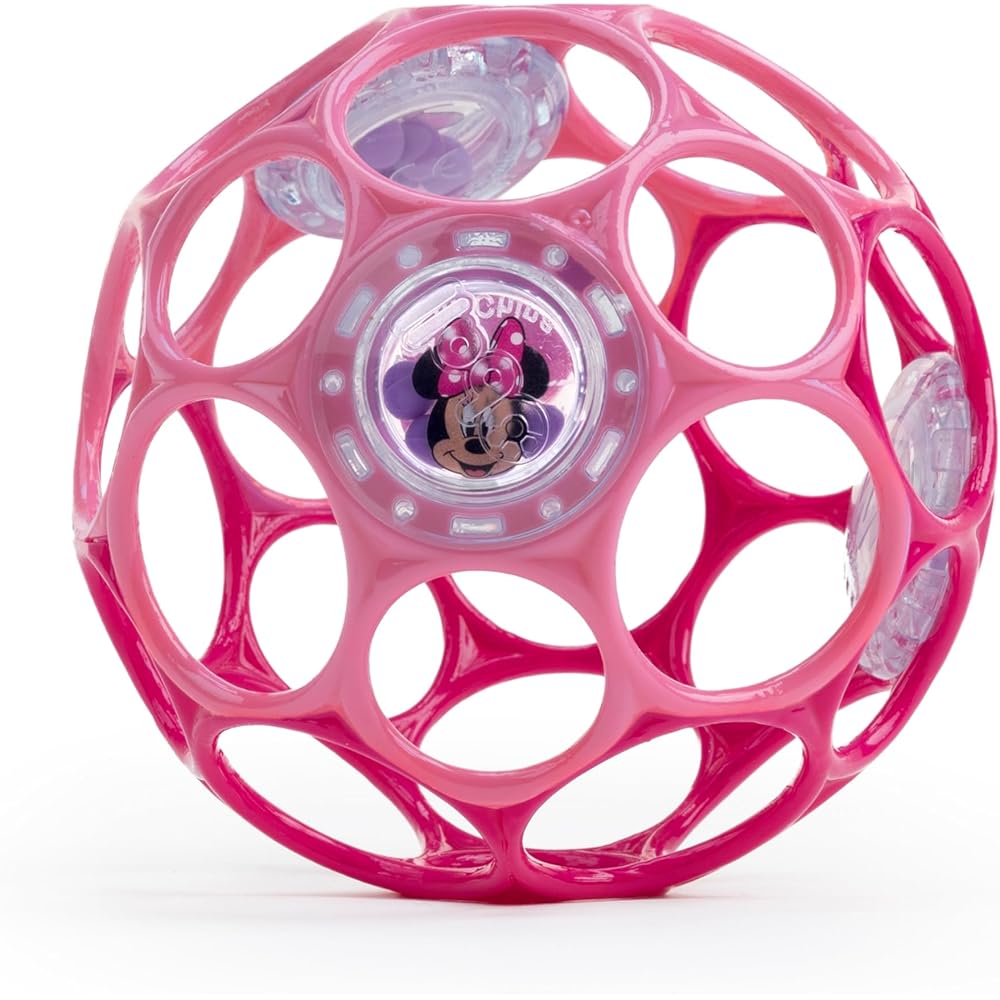 Kids II Bright Starts Minnie Mouse Oball Rattle Toy Soft and Colorful Design for Infants
Kids II Bright Starts Minnie Mouse Oball Rattle Toy Soft and Colorful Design for Infants