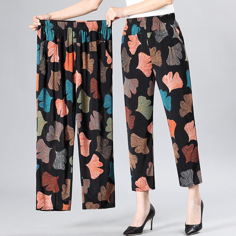 Harem Pants XL-8XL Summer Women Casual High Waist Pants Printed Elastic Waist Middle Aged Women Trousers Summer Bottoms 5XL
Harem Pants XL-8XL Summer Women Casual High Waist Pants Printed Elastic Waist Middle Aged Women Trousers Summer Bottoms 5XL