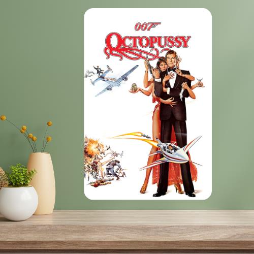 Octopussy Classic Movie Metal Poster Sign 20x30cm(7.8x11.8inch)
Octopussy Classic Movie Metal Poster Sign 20x30cm(7.8x11.8inch)
