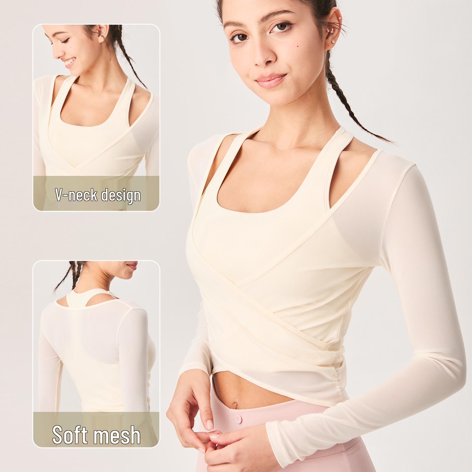 Women s Long Sleeve Yoga Top - Breathable Mesh for Pilates, Running, and Fitness L
Women s Long Sleeve Yoga Top - Breathable Mesh for Pilates, Running, and Fitness L