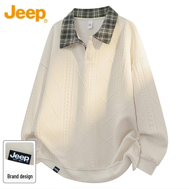 JEEP Men s Jacquard Polo Collar Sweatshirt XL
JEEP Men s Jacquard Polo Collar Sweatshirt XL